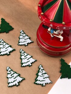 HOBİPOP - Yılbaşı Çam Ağacı Keçe Süs HOBİPOP - Yılbaşı Çam Ağacı Keçe Süs