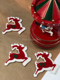 HOBİPOP - Yılbaşı Geyik Keçe Süs HOBİPOP - Yılbaşı Geyik Keçe Süs