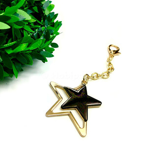 HOBİPOP - Yıldız Çanta Süsü Altın Renk