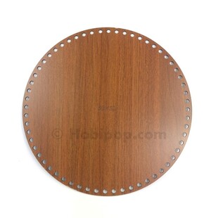 HOBİPOP - Yuvarlak Ahşap Örgü Tepsi Tabanı 40 CM HOBİPOP - Yuvarlak Ahşap Örgü Tepsi Tabanı 40 CM