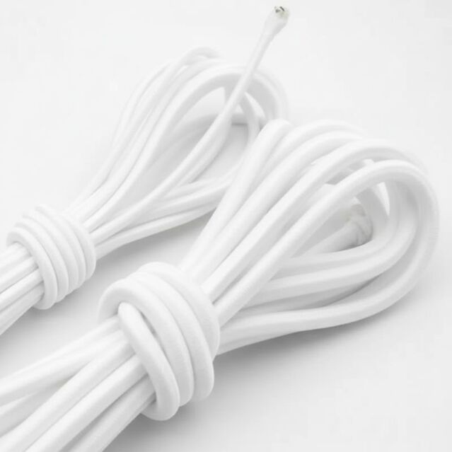 Yuvarlak Lastik Beyaz 10 Metrelik Top