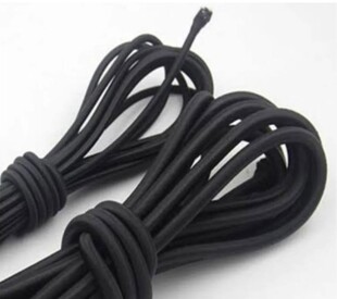 PUPPETS - Yuvarlak Lastik Siyah 10 Metrelik Top