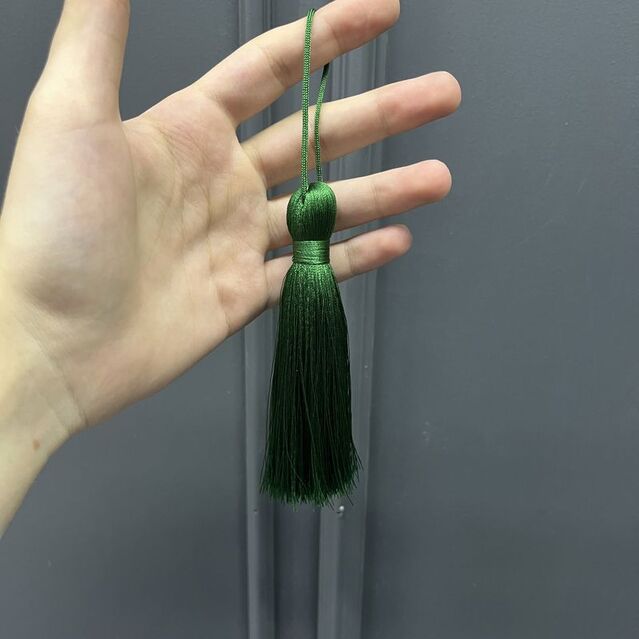 Zümrüt Renk Püskül 11 cm